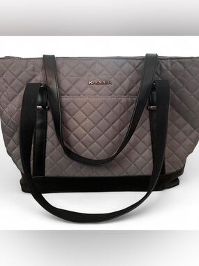KROSER Grey Laptop Briefcase Work Tote Fits 15.6” Computer Business Bag
